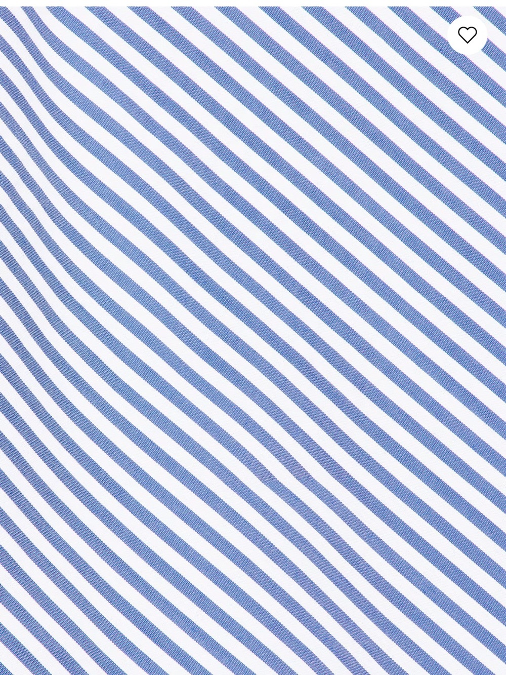 FLEUR DU MAL Poplin Bustier l Striped Blue & White Tank Top size 0 - Picture 12 of 12